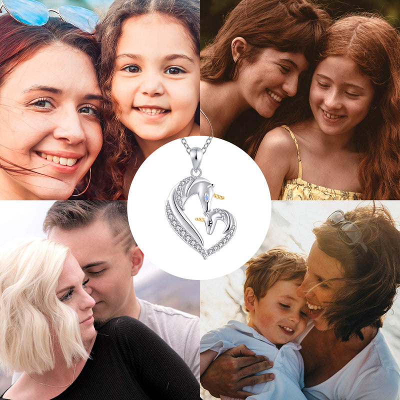 [Australia] - Women Girls Unicorn Pendant Necklace for Birthday Graduation Christmas Beautiful Sterling Silver Mom Daughter Jewelry Mothers Day Gift 