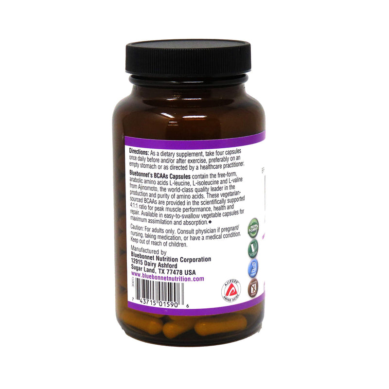 [Australia] - Bluebonnet BCAAS Vitamin Capsules, 120 Count 