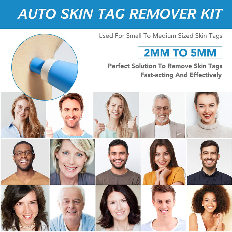 [Australia] - Skin Tag Removal, Skin Tag Remover Kits to Remove Skin Tags Painless and Safe, Skin Tag Removal Device for Large and Micro (2-8mm) for All Body Parts, Easy to Use 