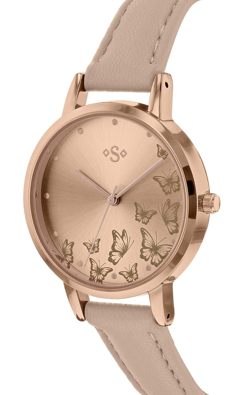 [Australia] - Spirit Womens Analogue Classic Quartz Watch with PU Strap ASPL95 