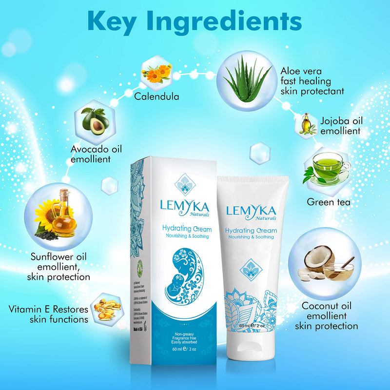 [Australia] - Eczema Cream for Baby, organic Itch relief therapy for dry skin, infant rash, atopic dermatitis, Hives, LEMYKA Soothing balm 