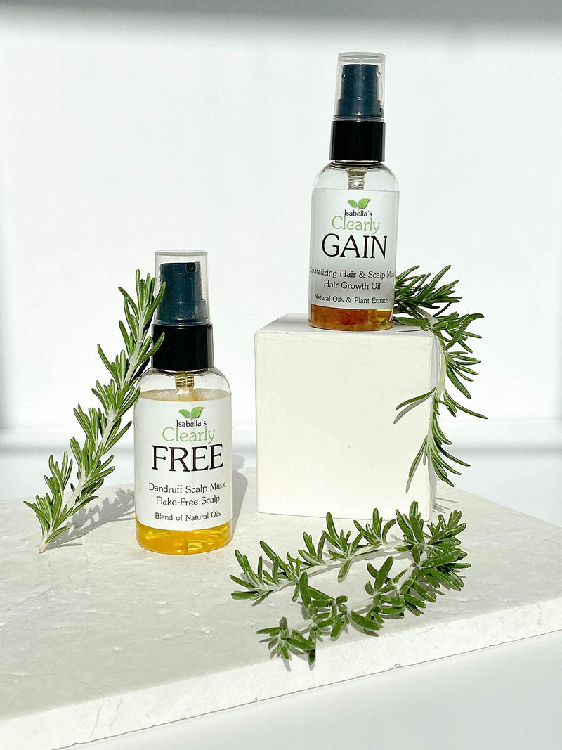 [Australia] - Clearly GAIN, Hair Growth and Thickening Scalp Treatment for Men and Women | 100% Natural Serum with Castor, Jojoba, Clary Sage, Nettle Extract Oils | For Hair Loss, Alopecia, Thinning Hair 60 ml (Pack of 1) 