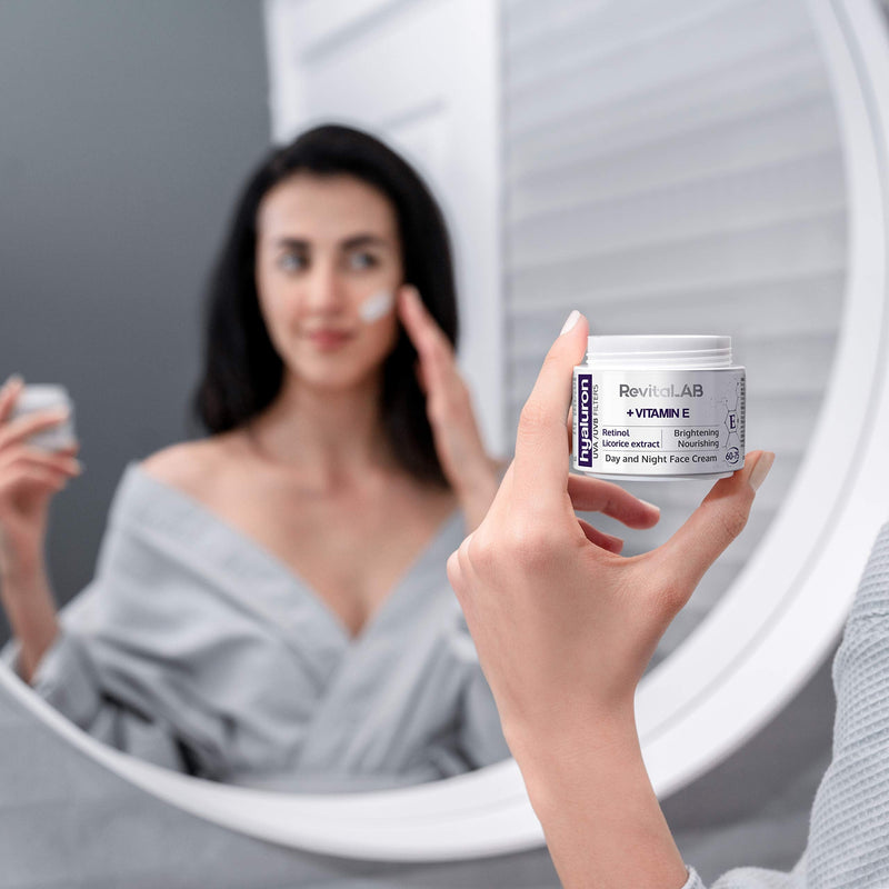 [Australia] - RevitaLAB Hyaluron Anti-Ageing Day and Night Cream, Enriched with Vitamin A (Retinol) Vitamin E, Liquorice Root Extract, Hyaluronic Acid and UV Filters, for Ages 60 – 75, 50 ml 50 ml (Pack of 1) 