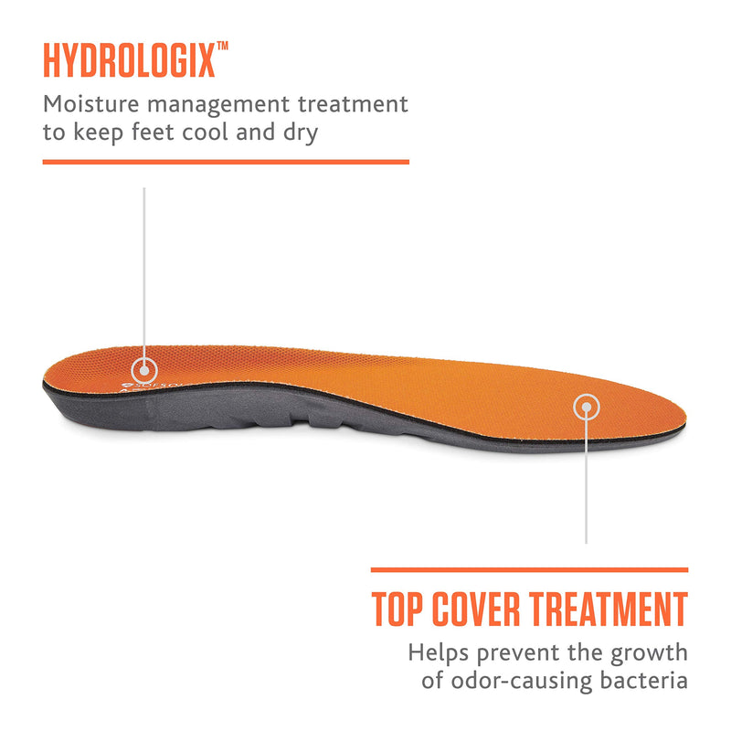 [Australia] - Sof Sole Insoles Men's ATHLETE Performance Full-Length Gel Shoe Insert 13-14 Orange 