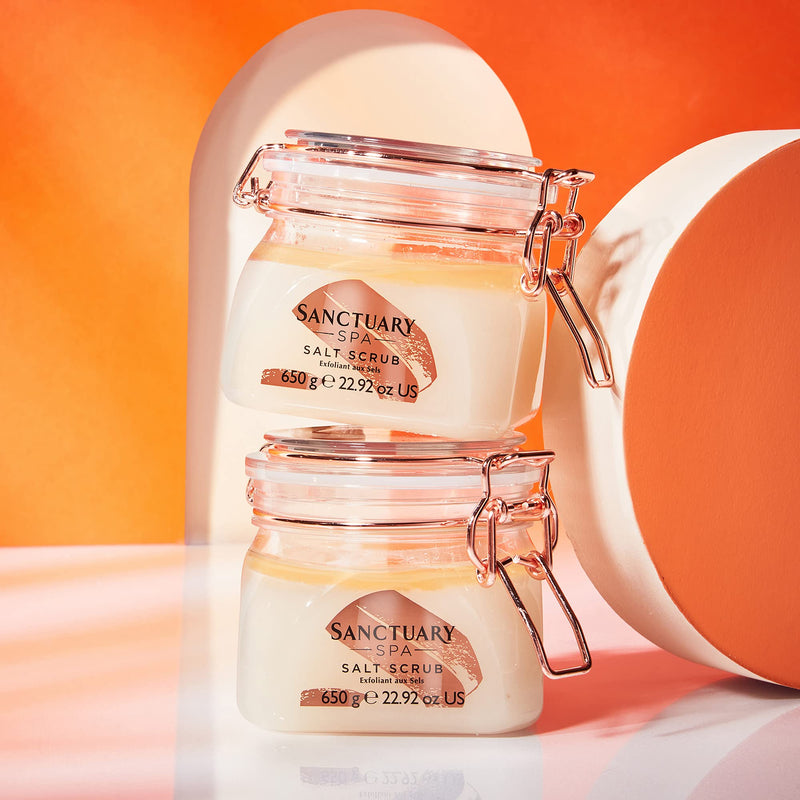 [Australia] - Sanctuary Spa Salt Body Scrub, Exfoliating Dead Sea Salt with Natural Oils, Vegan and Cruelty Free, 650g 