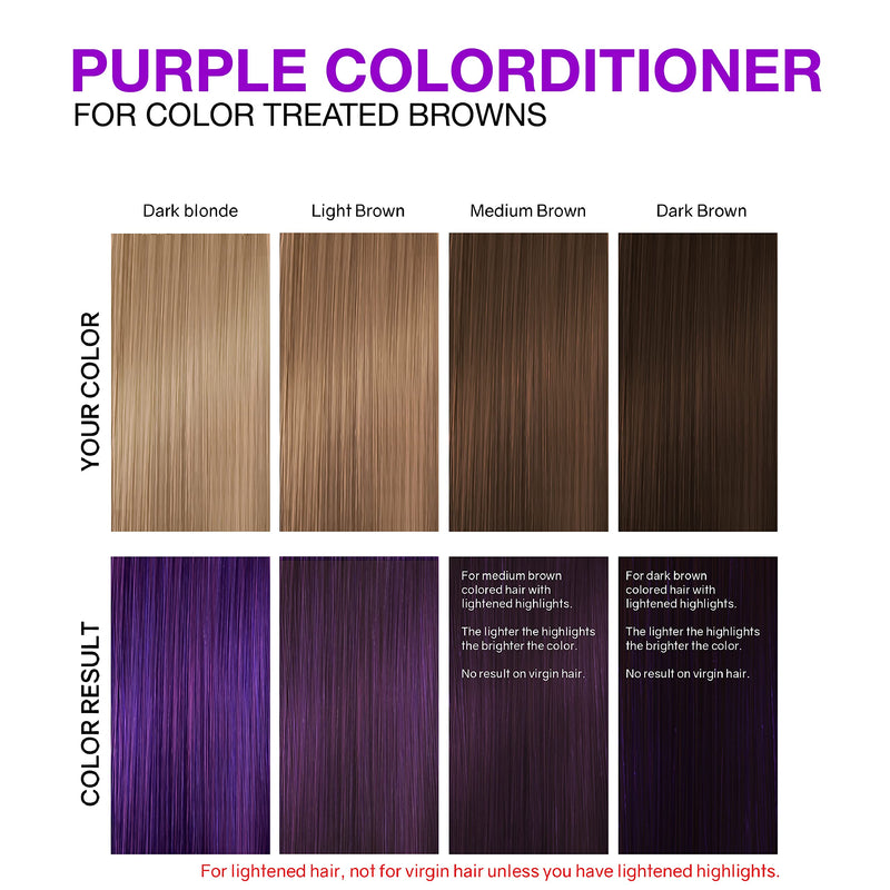 [Australia] - Celeb Luxury Viral Colorditioner: Purple Color Depositing Conditioner, BondFix Bond Rebuilder, 10 Vivid and Pastel Colors, Stops Fade, Conditioner + Vivid Color, Cruelty-Free, 100% Vegan 