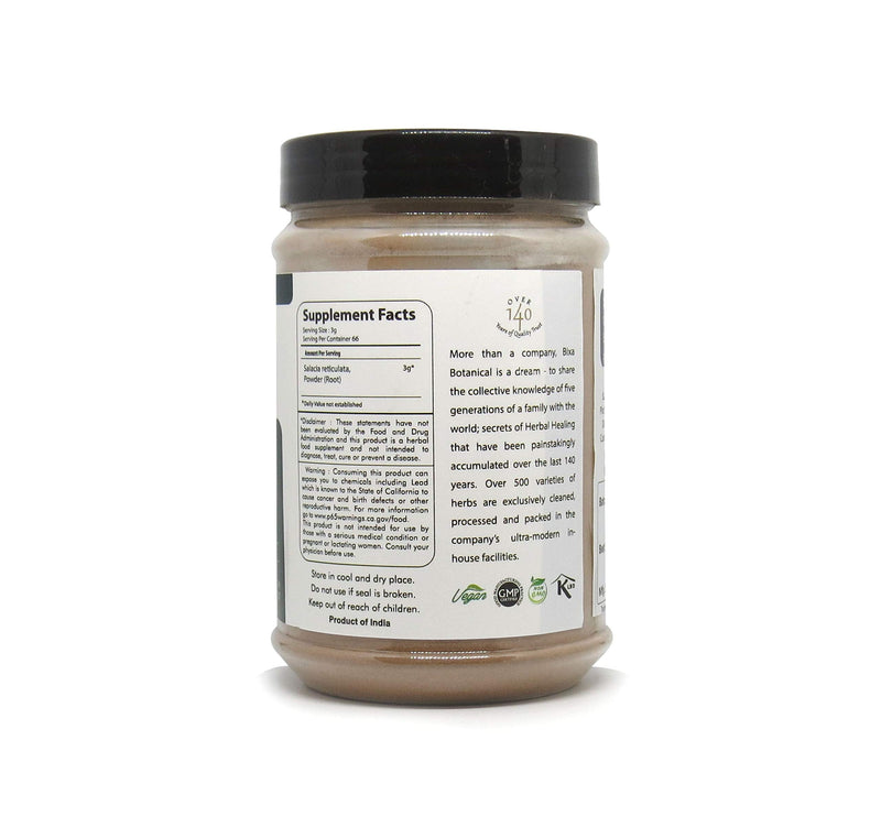 [Australia] - Salacia Root Powder ( Salacia reticulata ), Supports Lower Blood Glucose Level |Healthy Menstrual Cycle | Bixa Botanical - 7Oz (200g) 