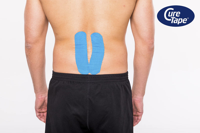 [Australia] - CureTape 3 Rolls (2”x8ft) Waterproof Kinesiology Tape | The Best Adhesion | Medical Kinesiology Tape for Extreme Sport Conditions | Increase Mobility & Performance | Reduce Joint Pain & Recover Faster Blue/Pink/Beige 
