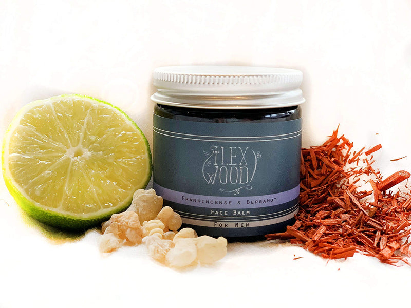 [Australia] - Frankincense and Bergamot Face Balm - 100% Natural, Vegan, Moisturising, Anti Ageing, Cruelty Free - 60ml 