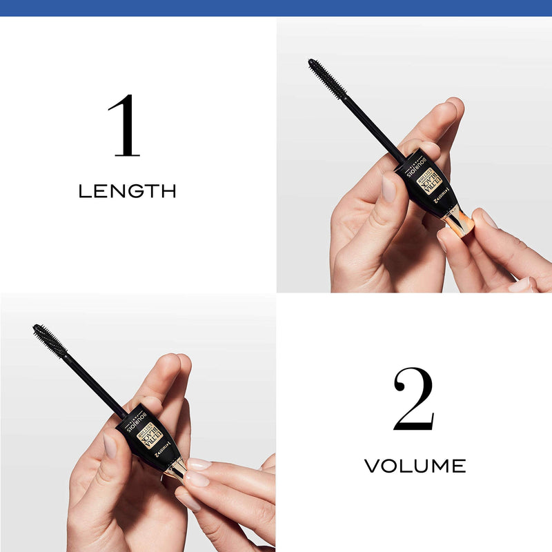 [Australia] - Bourjois Twist Up The Volume Mascara With Transformable 2-In-1 Brush - 8ml |52 Ultra Black Twist Up Mascara Tone no.52 