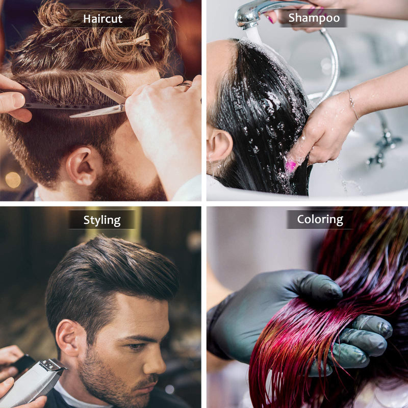 [Australia] - Barber Capes, Iusmnur Professional Hair Salon Cape with Adjustable Metal Clip Shampoo Hair Cutting Cape for Home&Barbers Shop - 51 x 65 inches (Purple) Purple 