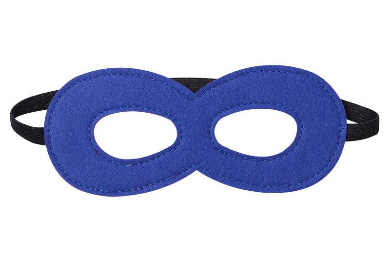 [Australia] - Diffly Kids Fancy Dress Superhero Cape with Mask for Boys and Girls Blue 