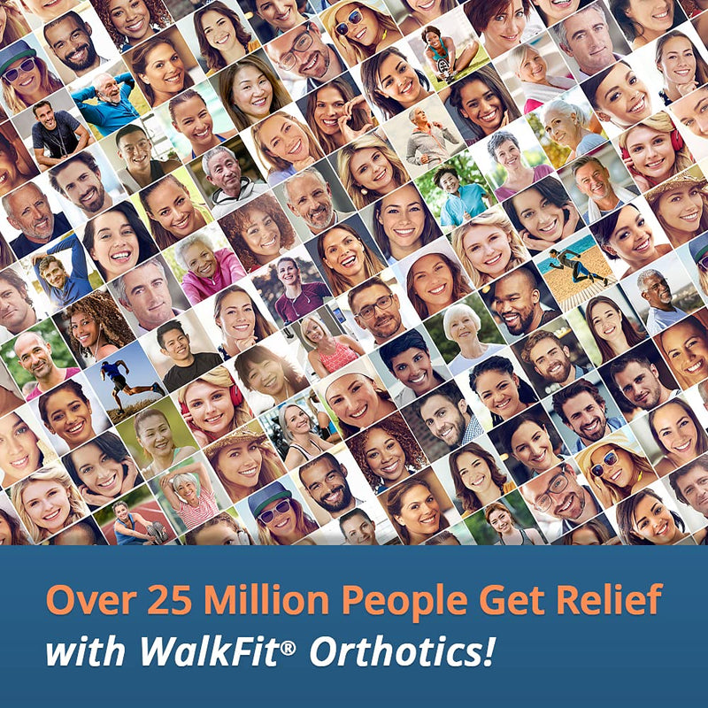 [Australia] - WalkFit Platinum Foot Orthotics Plantar Fasciitis Arch Support Insoles Relieve Foot Back Hip Leg and Knee Pain Improve Balance Alignment Over 25 Million Sold (Men 12-12.5) Men 12-12.5 