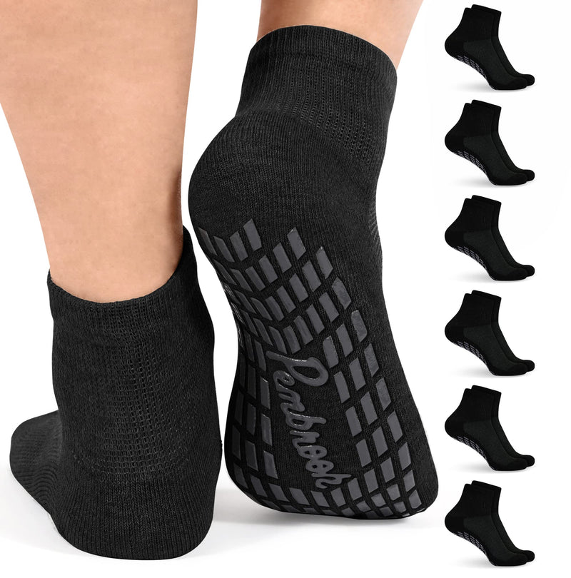 [Australia] - Pembrook Extra Wide & Diabetic Ankle Socks with Grips Bundle 