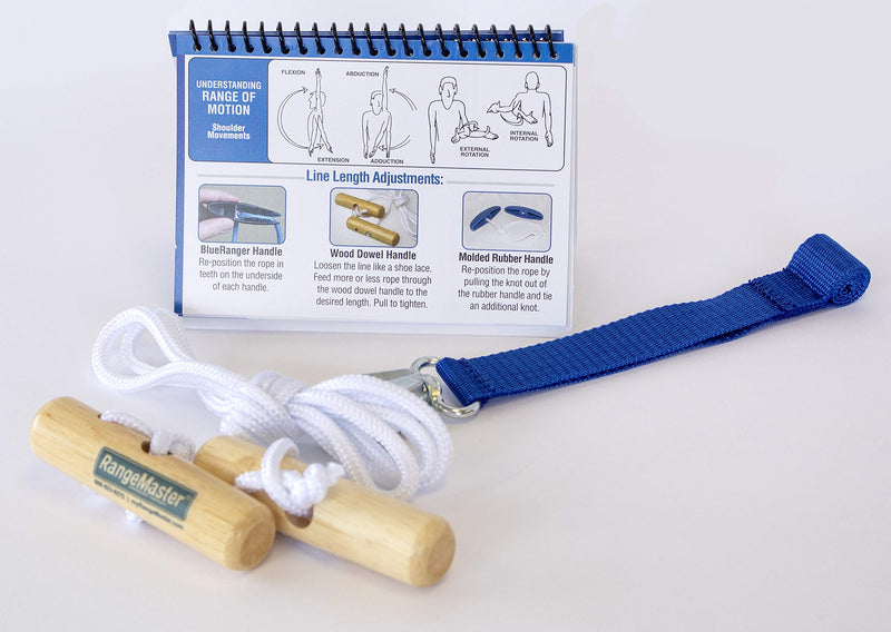 [Australia] - RangeMaster Over the Door Shoulder Pulley │ Physical Therapy Shoulder Tool │ Helps Enhance Range of Motion for Shoulder Pain and Surgery Recovery │ Web Strap Attachment Web Strap Door Attachment 