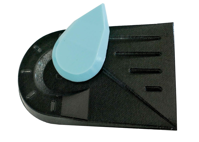[Australia] - Shock Absorbing Gel Heel Spur Pads with Removable Plug for Pain Relief and Sore Heels Giving Added Cushioning Anti Slip Fabric Plantar Fasciitis Orthotic (4-7) 4-7 