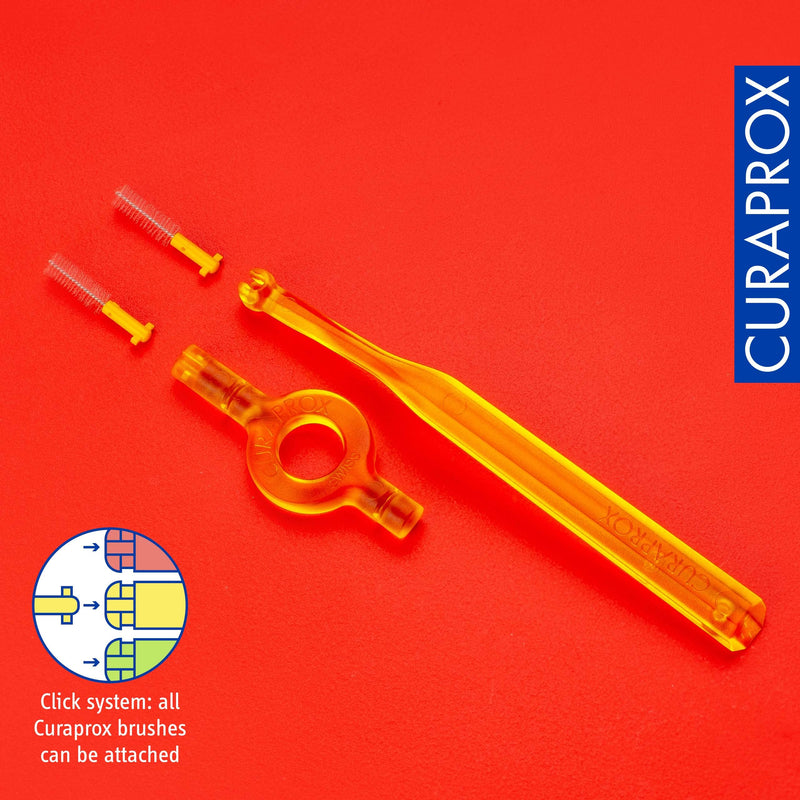[Australia] - Curaprox CPS 09 Prime Refill Interdental Brushes, Yellow, 8 Count - 8 x 0.9mm - 4mm Internal Toothbrushes. Size 09 (8 Count) 
