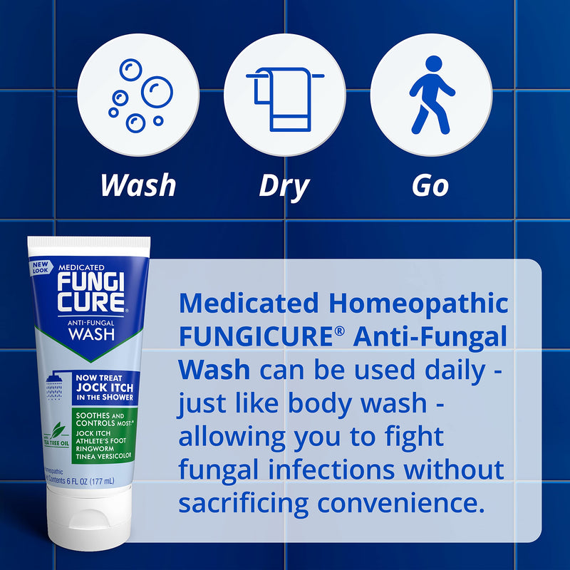 [Australia] - FUNGICURE Medicated Anti-Fungal Jock Itch Wash, 6 Fl Oz 