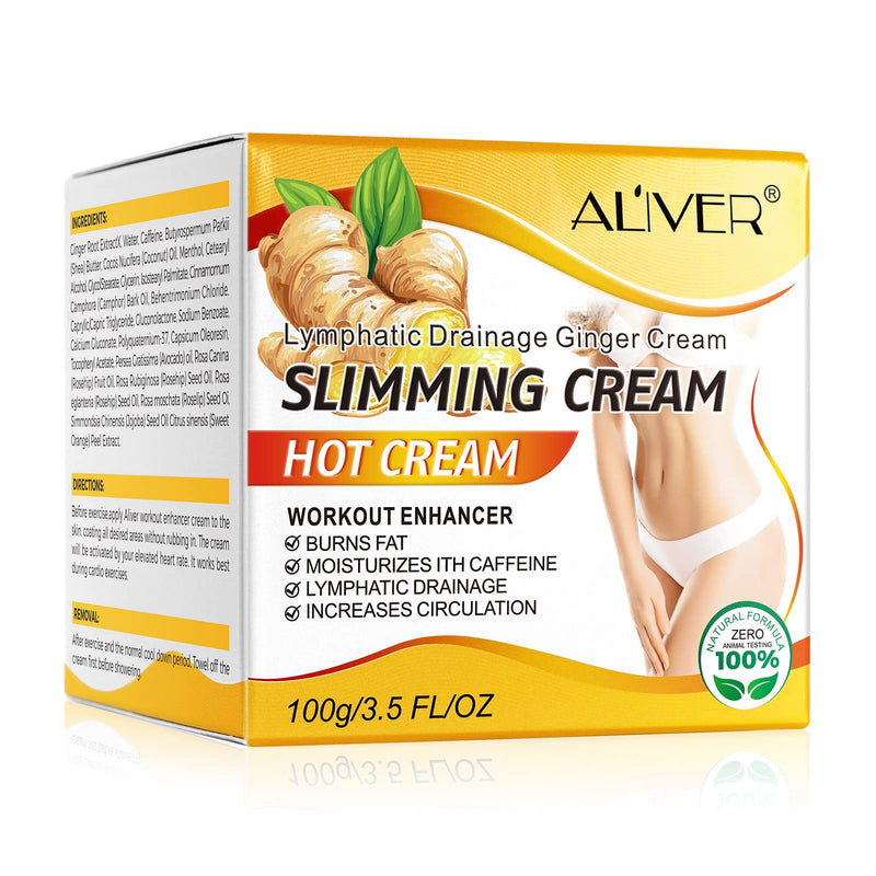 [Australia] - Ginger Slimming Cream, Anti Cellulite Cream, Ginger Fat Burning Weight Loss Full Body Slimming Cream Gel, Fat Burning Cream for Belly, Perfect for Cellulite, Soothing, Relaxing, Tightening & Slimming 