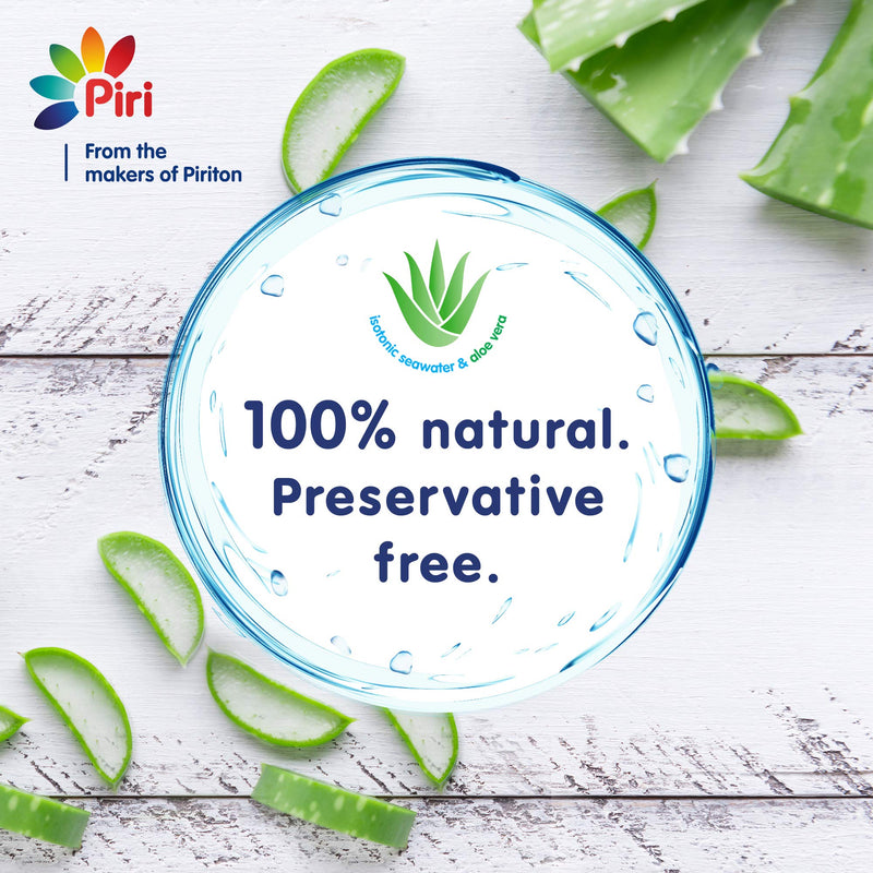 [Australia] - PiriNatural Daily Nasal Wash, Breathe Clean, Allergens Hayfever & Dust Wash, 100ml 