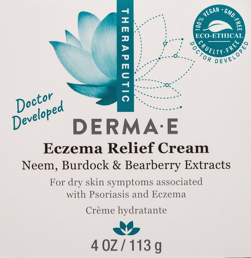 [Australia] - Derma E, Eczema Relief Cream, 4 Ounce 