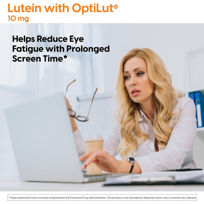 [Australia] - Doctor's Best Lutein with OptiLut Non-GMO, Vegan, Gluten Free, Soy Free, Eye Health, 20 mg, 120 Veggie Caps 