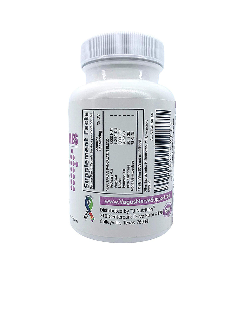 [Australia] - Digestive Enzymes - Vagus Nerve Support™ | Formulated for Sensitive Digestive Tracts | Vegetarian Pancreatic Support | Time-Released | 