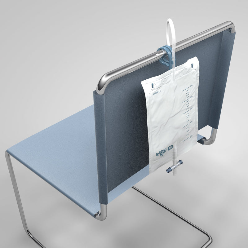 [Australia] - Ugo Hanger – Durable Easy Clean Catheter Night Bag Holder - Urine 2L Night Bag Hanger - Securely Hooks onto Chair Arms, Wheelchairs and Beds (Pack of 20) 