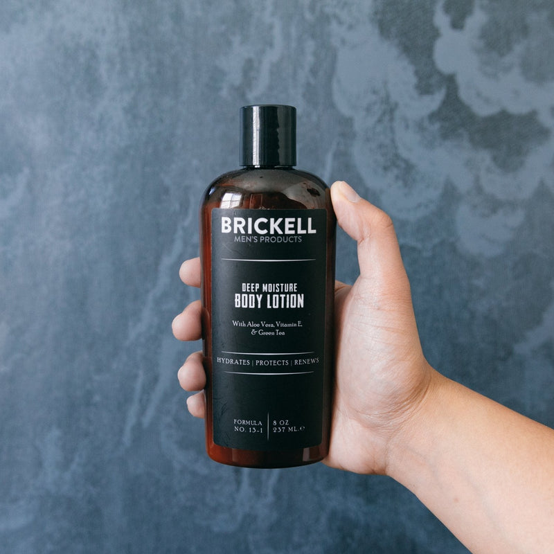 [Australia] - Brickell Men's Deep Moisture Body Lotion for Men, Natural and Organic Protects and Hydrates Dry Skin, 237 ml, Scented‚Ä¶ 