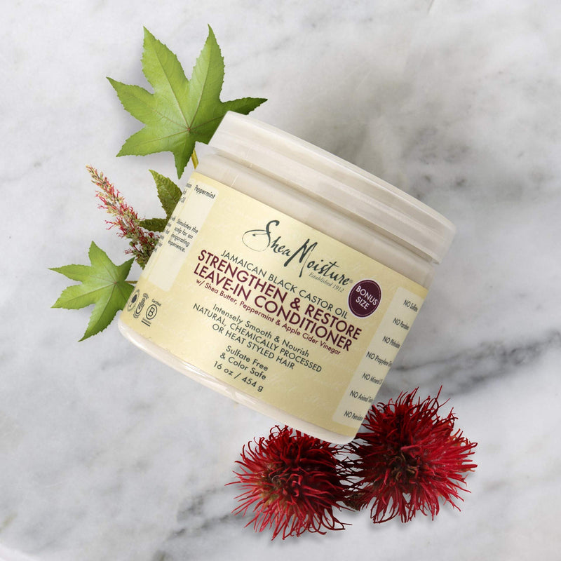 [Australia] - Shea Moisture Jamaican Black Castor Oil Strengthen/Grow and Restore Leave-In Conditioner 16 oz 