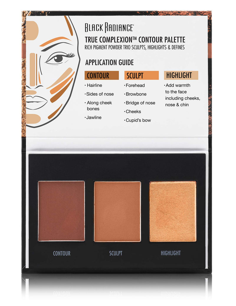 [Australia] - Black Radiance True Complexion Contour Palette, Medium to Dark, 0.38 Ounce 