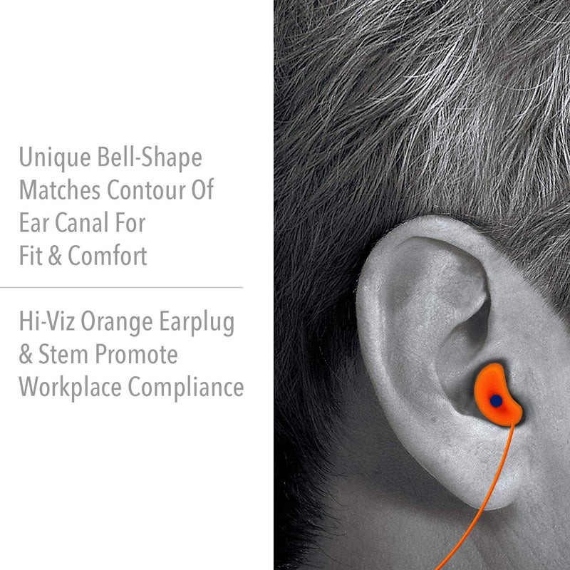 [Australia] - Honeywell Home Howard Leight by Quiet Corded Reusable Earplugs, 100 Pairs (QD30), Orange 