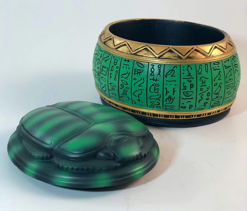 [Australia] - YOUNI - Egyptian Pharaonic Scarab Jewelry Box (4 Inches) 4 Inches 