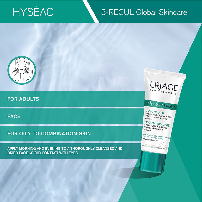 [Australia] - Uriage Hyseac 3-Regul Global Skin Care, 40 ml 