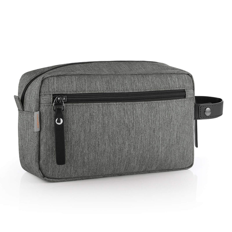 [Australia] - GAGAKU Travel Toiletry Bag Waterproof Dopp Kit Wash Gym Shaving Bag for Men -Medium Grey 