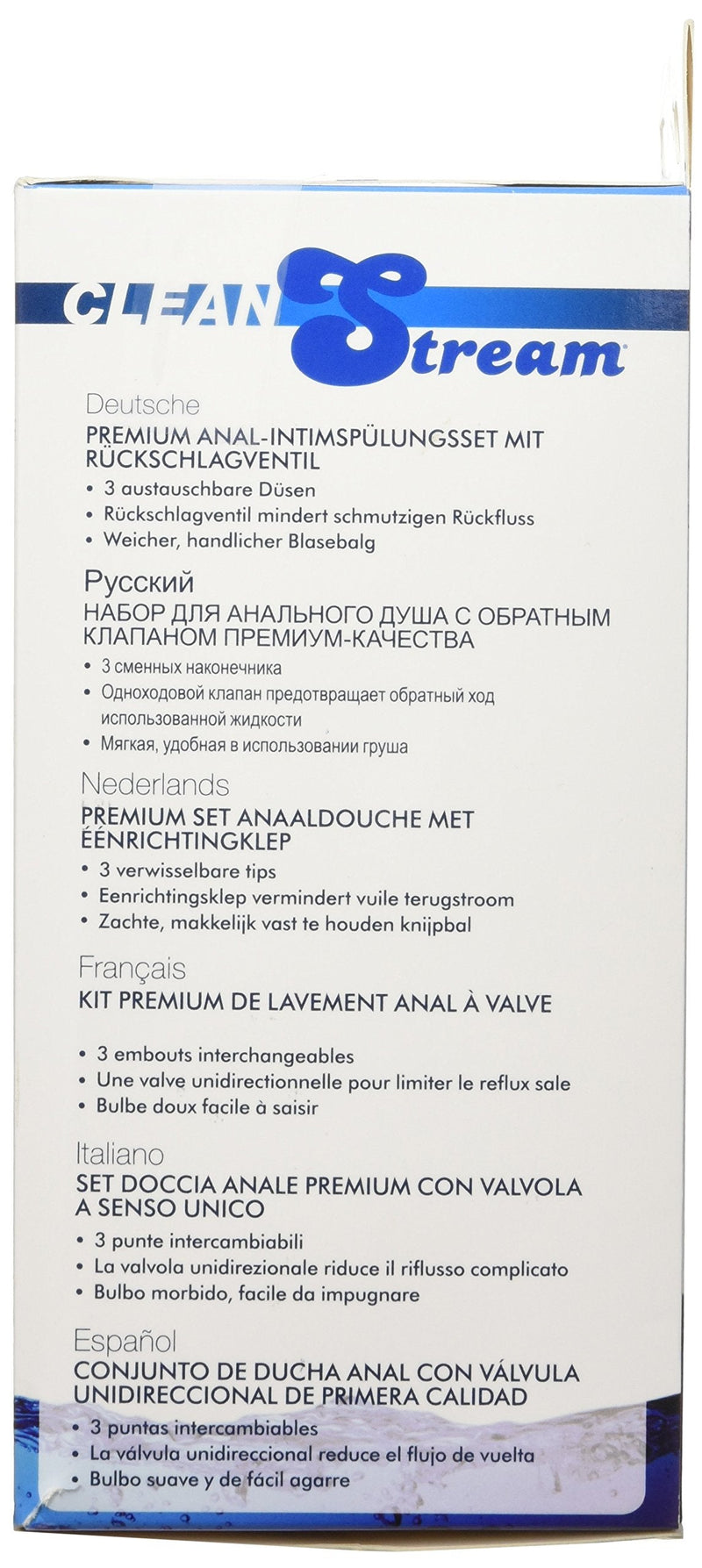 [Australia] - Cleanstream Premium One-Way Valve Douche Set 