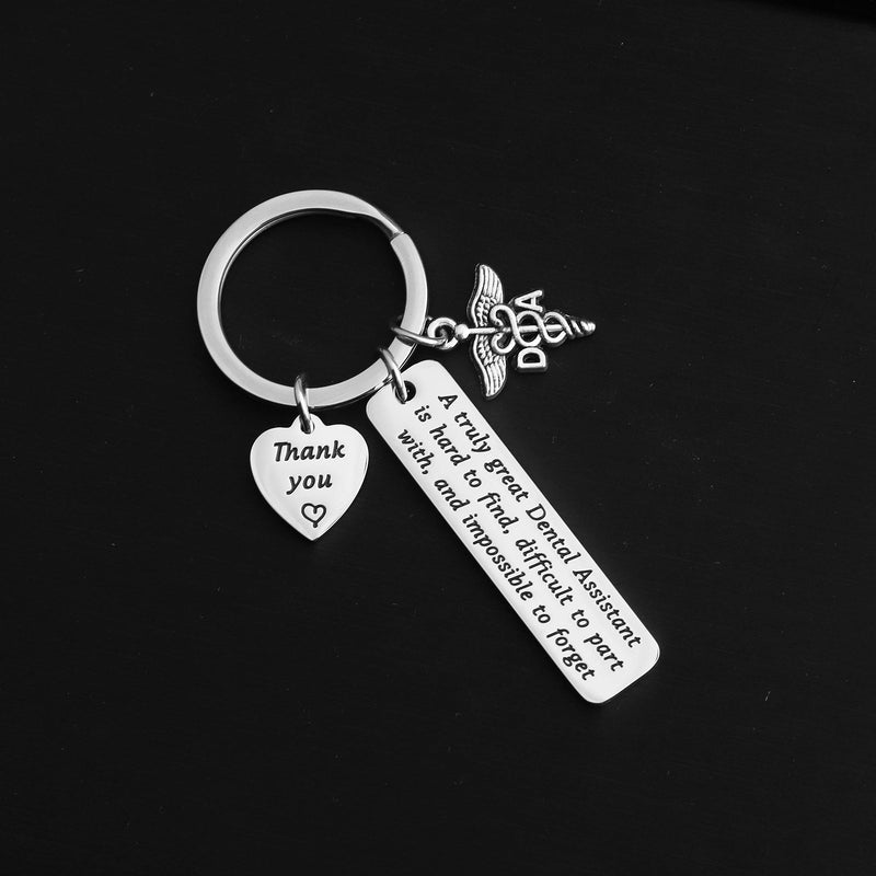 [Australia] - TIIMG Dental Assistant Gift A Truly Great Dental Assistant is Hard to Find Keychain Dentist Appreciation Gift Dentist Graduation Gift 