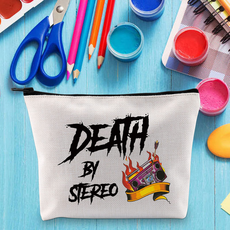 [Australia] - LEVLO The Lost Boys TV Show Cosmetic Make Up Bag The Lost Boys Fans Gift Death By Stereo Lost Boys Makeup Zipper Pouch Bag For Friend Family, Death By Stereo, 