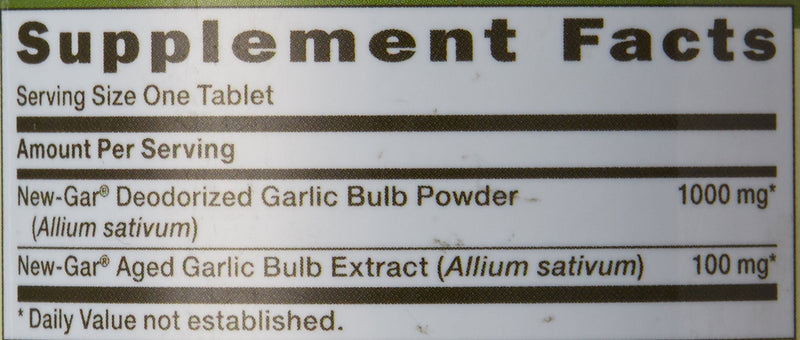 [Australia] - GNC Herbal Plus Odorless Super Garlic 1100mg | Supports Cardiovascular Health, Vegetarian Formula | 100 Tablets 