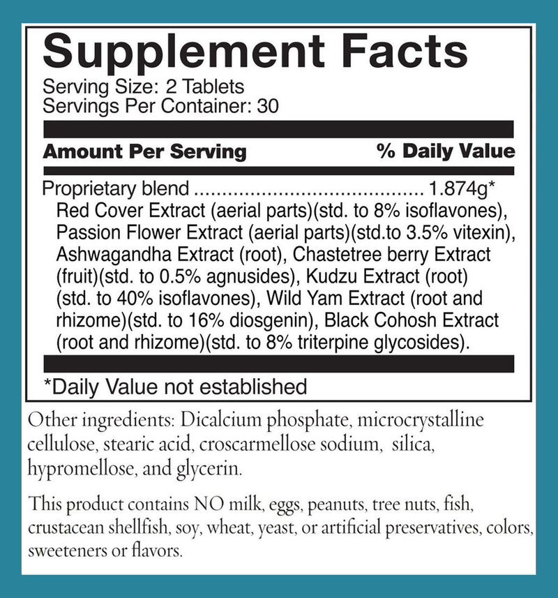 [Australia] - Herbal Equilibrium - 60 Tablets - Natural Menopause Relief Supplement for Hormonal Imbalance and Hot Flashes 