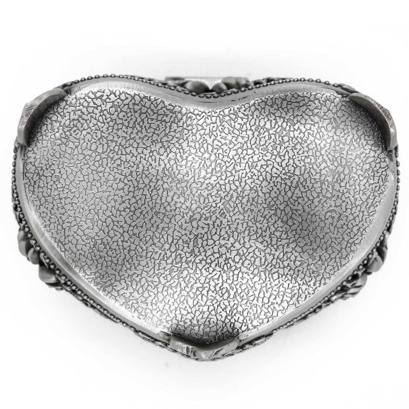 [Australia] - AVESON Classic Vintage Heart Shape Metal Jewelry Box Ring Trinket Storage Organizer Chest, Medium 