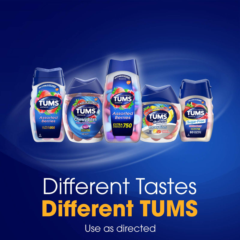 [Australia] - TUMS EX Assorted Berries 8 Count - 12 Rolls 8 Count (Pack of 12) 