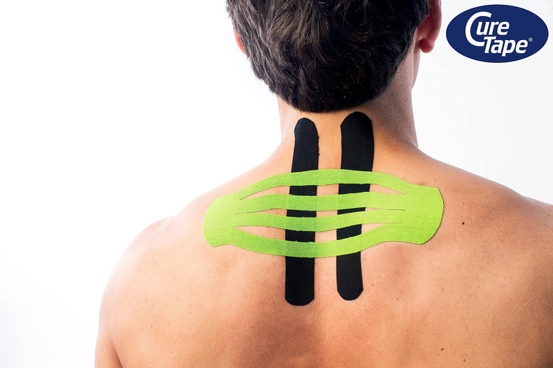 [Australia] - CureTape® Sports Kinesiology Tape | 30% Stronger Adhesion for Extreme Sporting Conditions | Waterproof & Quick Dry Viscose | Recover Faster, Train Harder! (Lime) Lime 