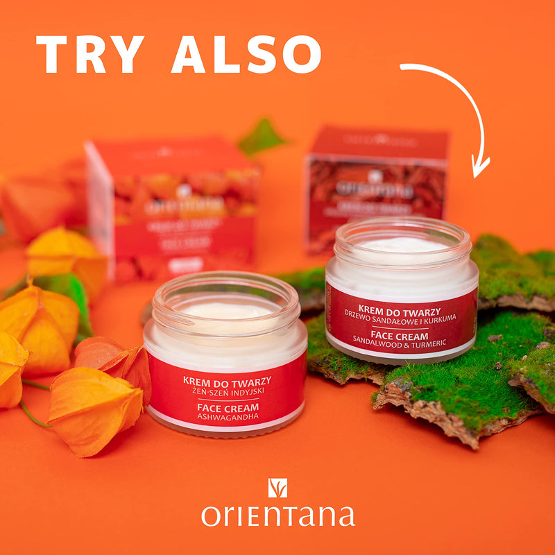 [Australia] - Orientana 99.7% NATURAL FACE CREAM with ASHWAGANDHA (INDIAN GINSENG) and Shea Butter ‚Äì Day and Night Vegan Anti Ageing & Wrinkle Moisturiser for Women - Rejuvenating and Nourishing Mature Skin, 40g 