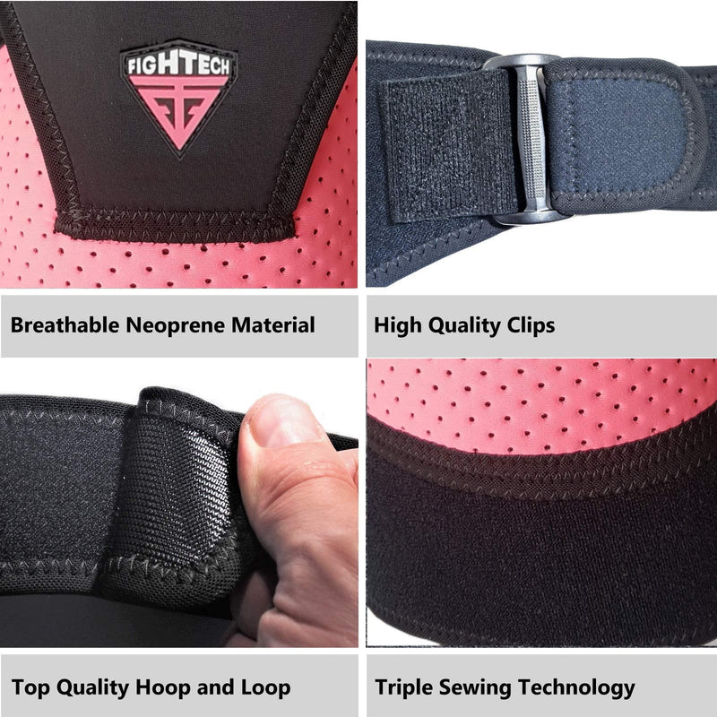 [Australia] - Shoulder Brace for Torn Rotator Cuff | Shoulder Pain Relief, Support and Compression | Sleeve Wrap for Shoulder Stability and Recovery | Fits Left and Right Arm, Men & Women (Pink, Small/Medium) Pink Small/Medium (Pack of 1) 