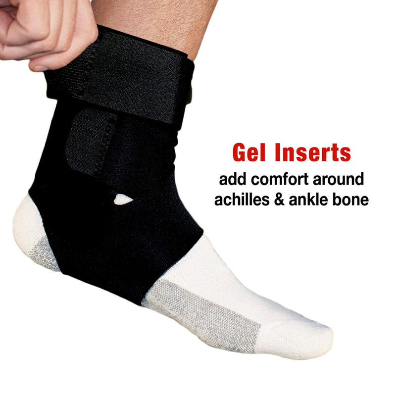 [Australia] - ACE Brand Deluxe Ankle Stabilizer, Adjustable, Black, 1/Pack Deluxe Stabilizer 