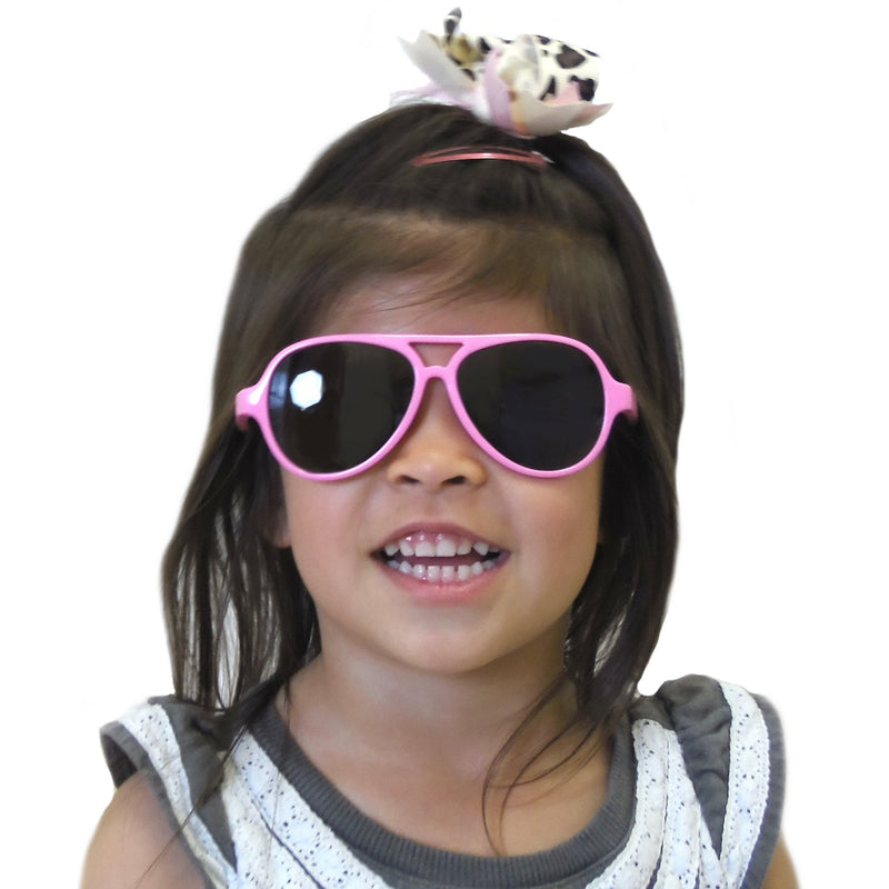 [Australia] - Top Flyer 2 Pack– Toddler's First Sunglasses for Ages 2-4 Years Pink and Fuchsia 