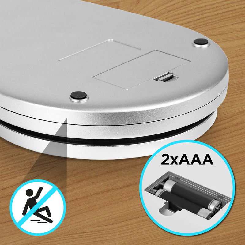 [Australia] - Duronic Kitchen Scales with Bowl KS5000 SR/SS, Postal Baking weighing scale, 2.5L Bowl, 5KG Capacity, Add & Weigh Tare, 1g Precision KS5000SR 