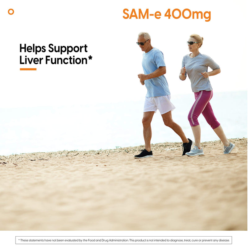 [Australia] - Doctor's Best SAM-e 400 mg, Vegan, Gluten Free, Soy Free, Mood and Joint Support, 60 Enteric Coated Tablets 60 Count (Pack of 1) 