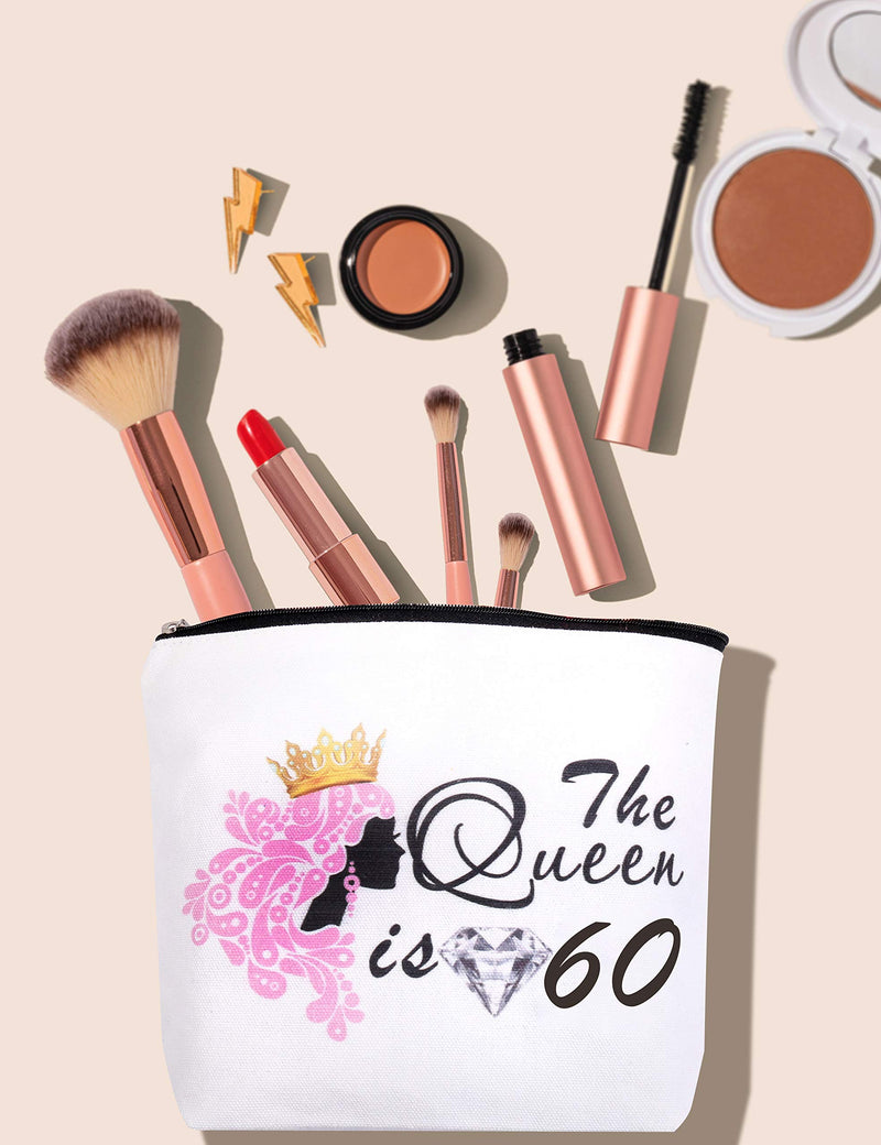 [Australia] - 60th Birthday Mirror, 60th Birthday Makeup Bag, 60th Birthday Gifts for Women, 60th Birthday Gifts Ideas, Birthday Gift 60 Year Old Woman, 60 Birthday Gifts for Women, 60th Bday Gifts for Women 